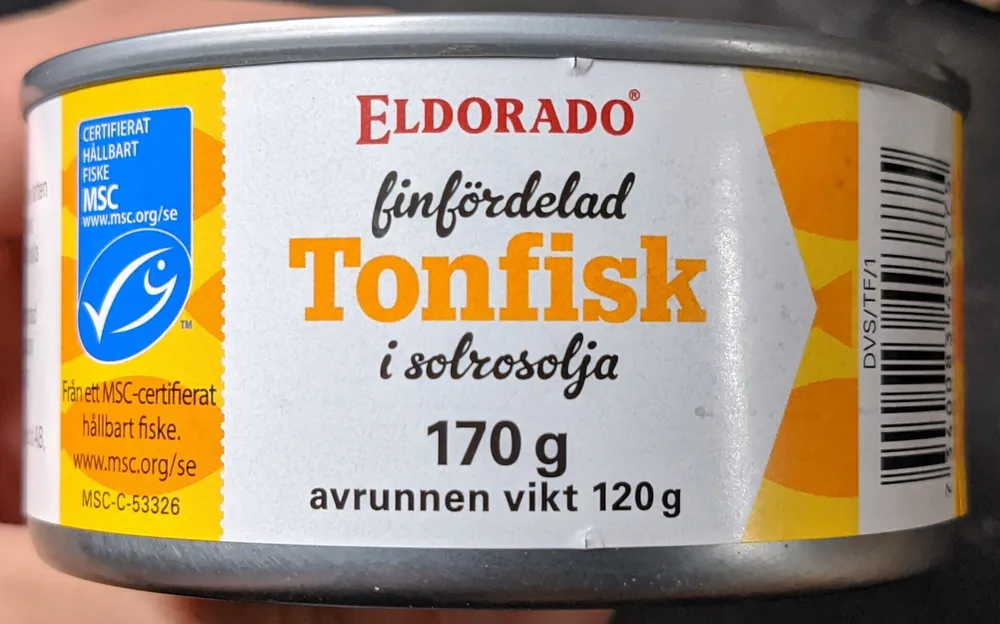 Tonfisk i solrosolja