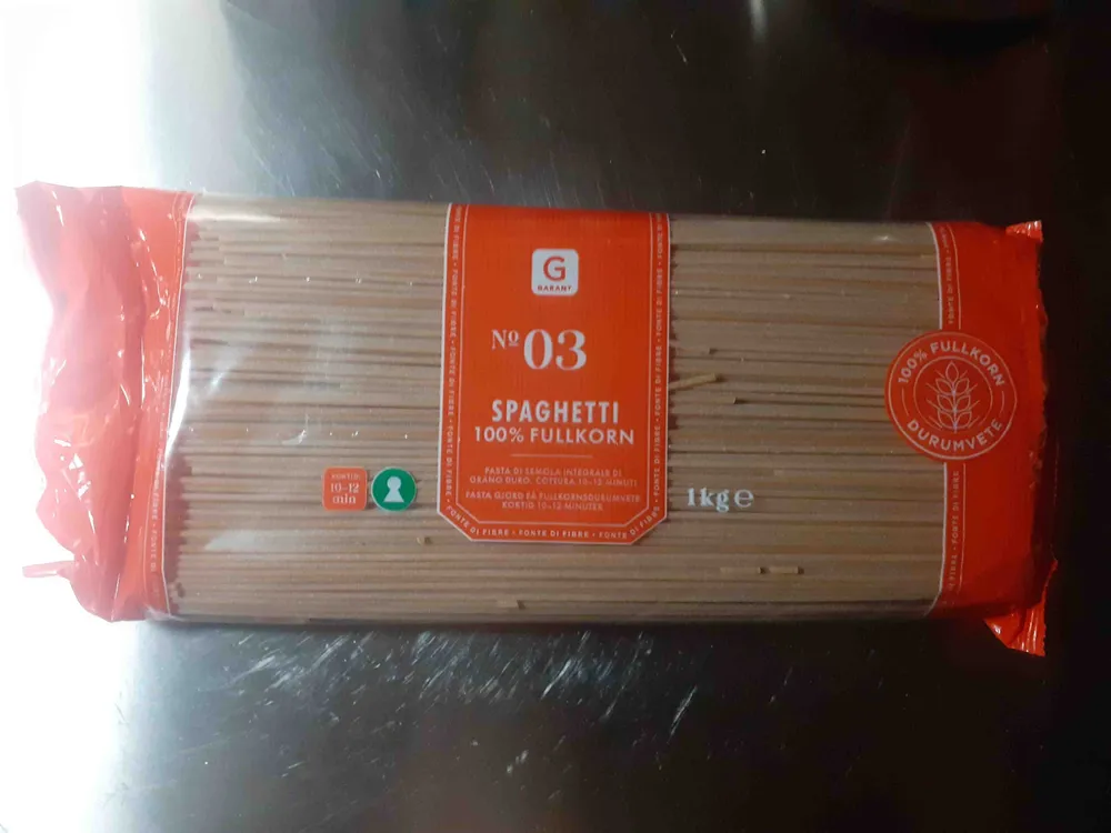 Spaghetti fullkorn