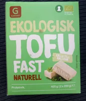 Ekologisk tofu fast naturell