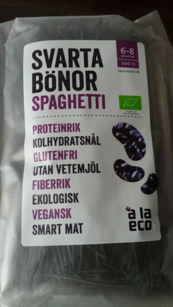 Svarta bönor spaghetti
