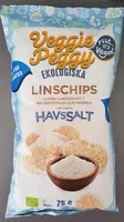 Veggie Peggy Ekologiska Linschips Havssalt