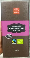 Ekologisk bakchoklad mörk 72%