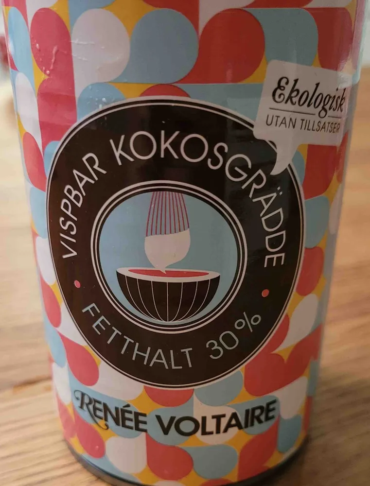 Vispbar kokosgrädde