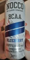 Nocco no carbs company bcaa blueberry