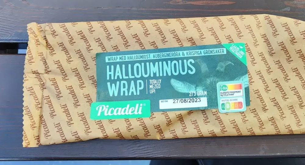 Hallouminous wrap