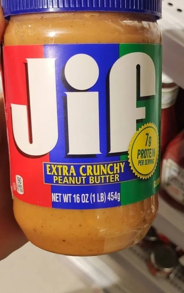JIF peanut butter extra crunchy