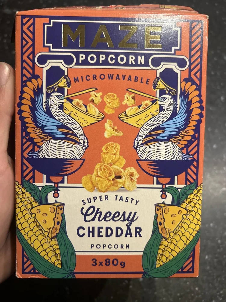 Cheesy Cheddar Popcorn