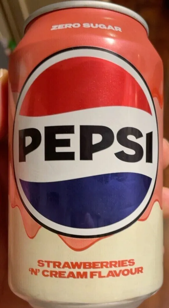 Pepsi strawberry and cream