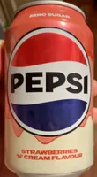 Pepsi strawberry and cream