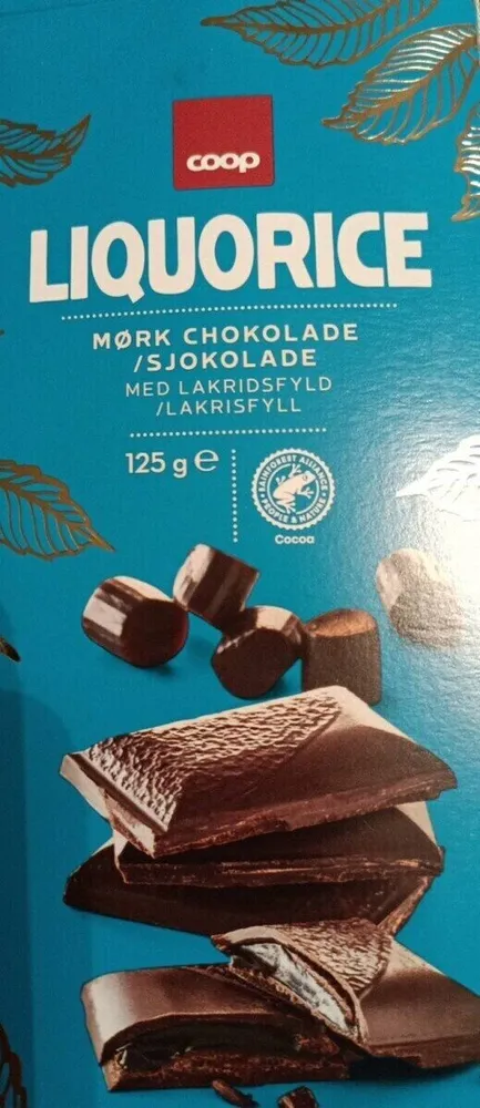 Mørk Sjokolade med Lakrisfyll
