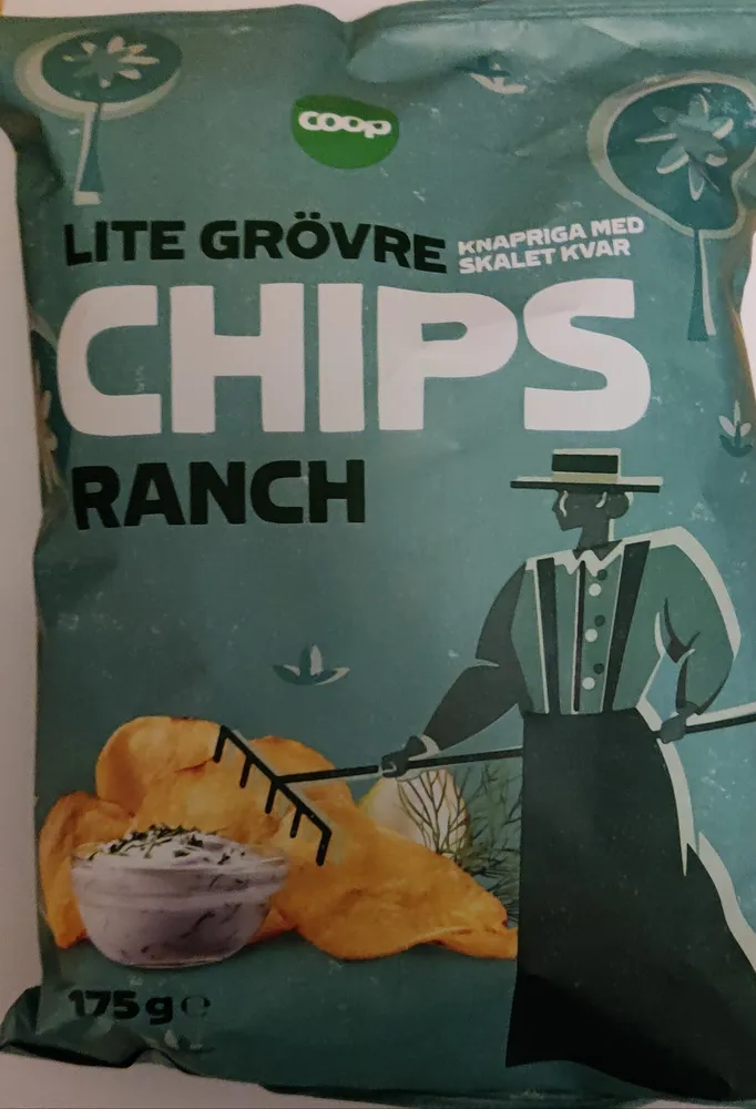 Lite grövre chips - Ranch