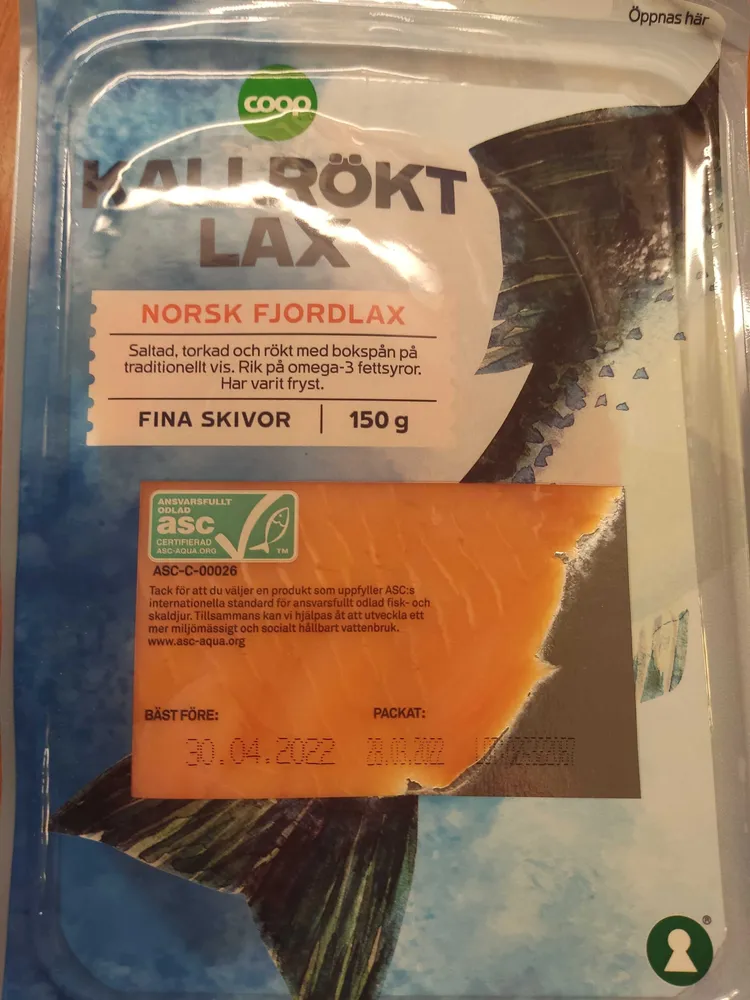 Kallrökt lax