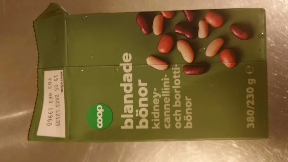 Blandade Bönor