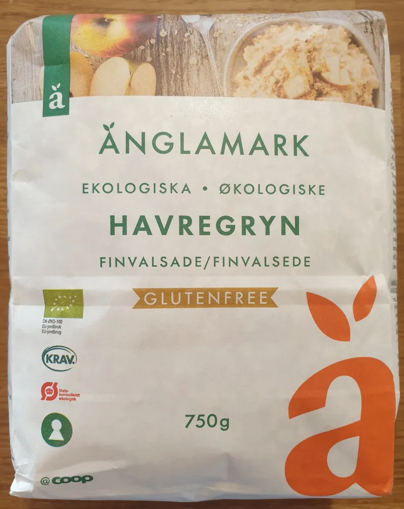 Glutenfri havregryn