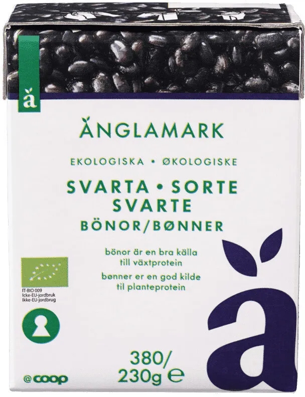 Änglamark Sorte Linser 380g