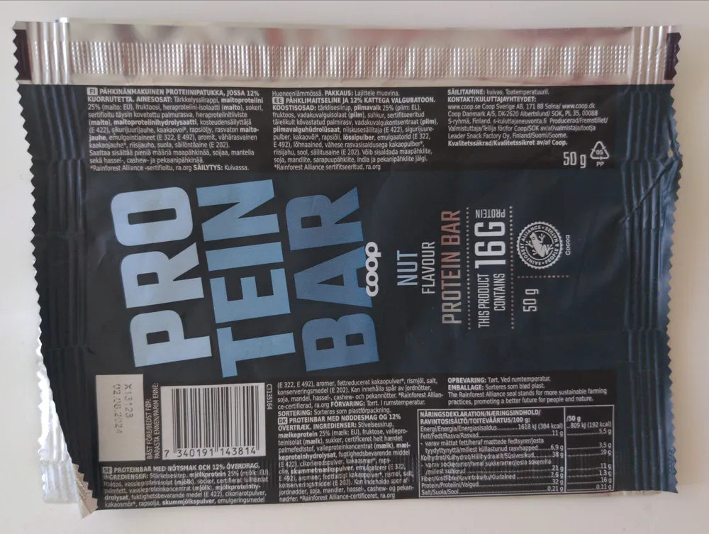 Fruit Protein Bar