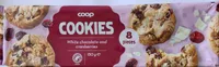 Cookies - White chocolate and cranberries