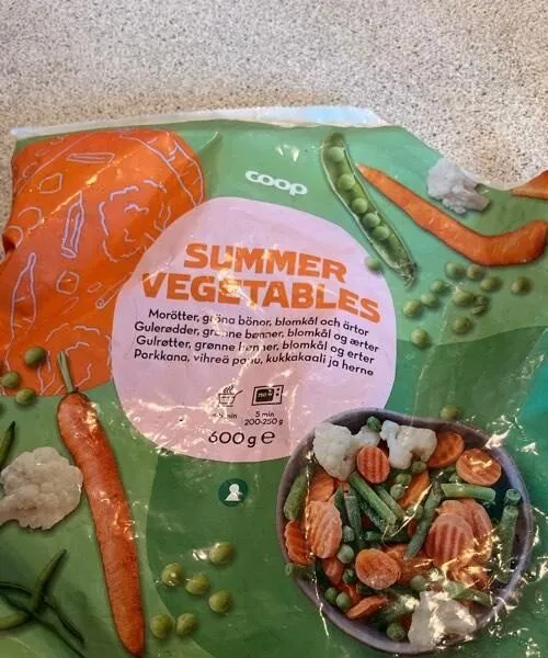 Summer vegetables