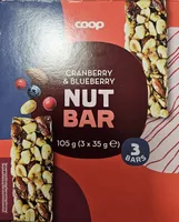 Cranberry & Blueberry Nut Bar
