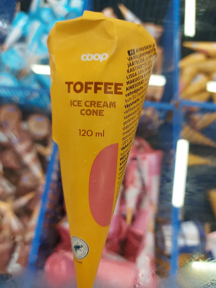 Toffee Ice Cream Cone