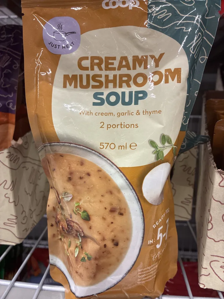 Kremet sopp suppe