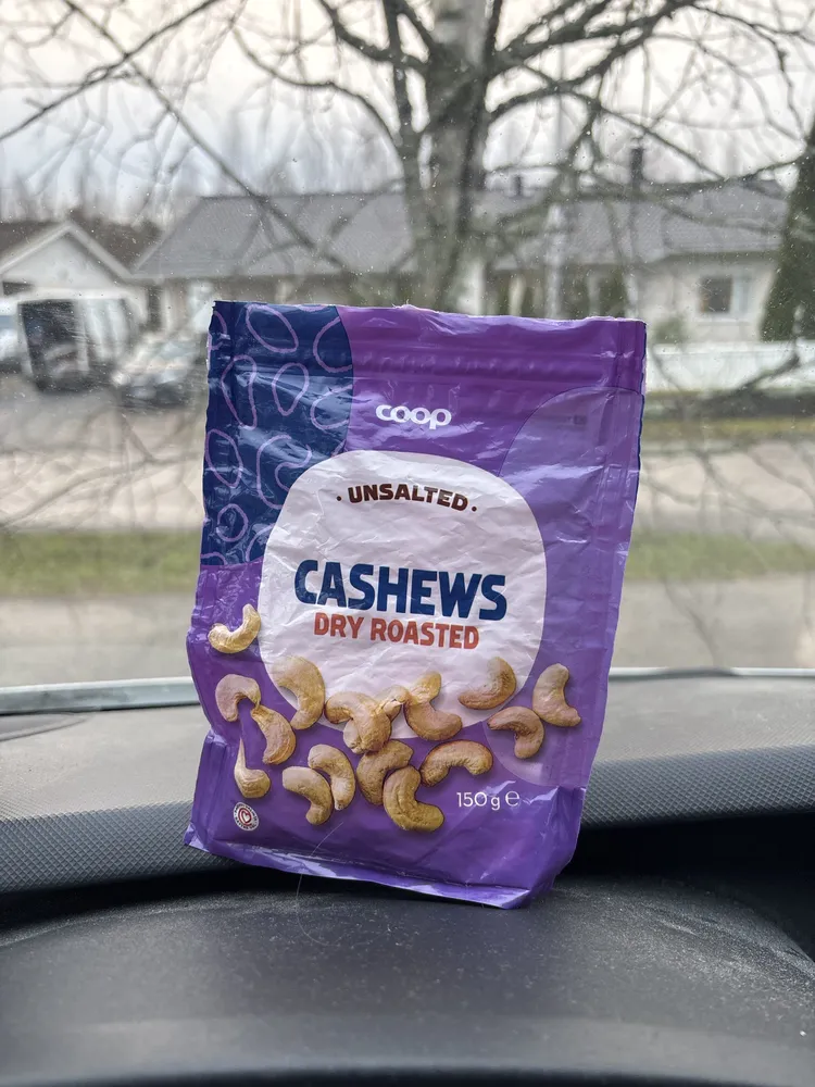 Unsalted Dry Roasted Cashews