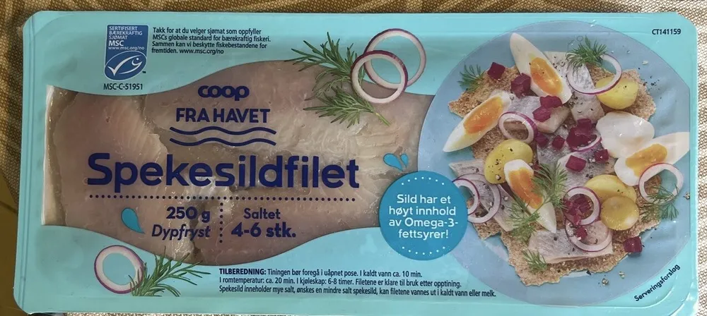 Spekesildfilet