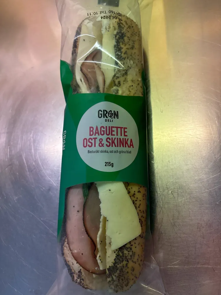 Baguette Ost & Skinka
