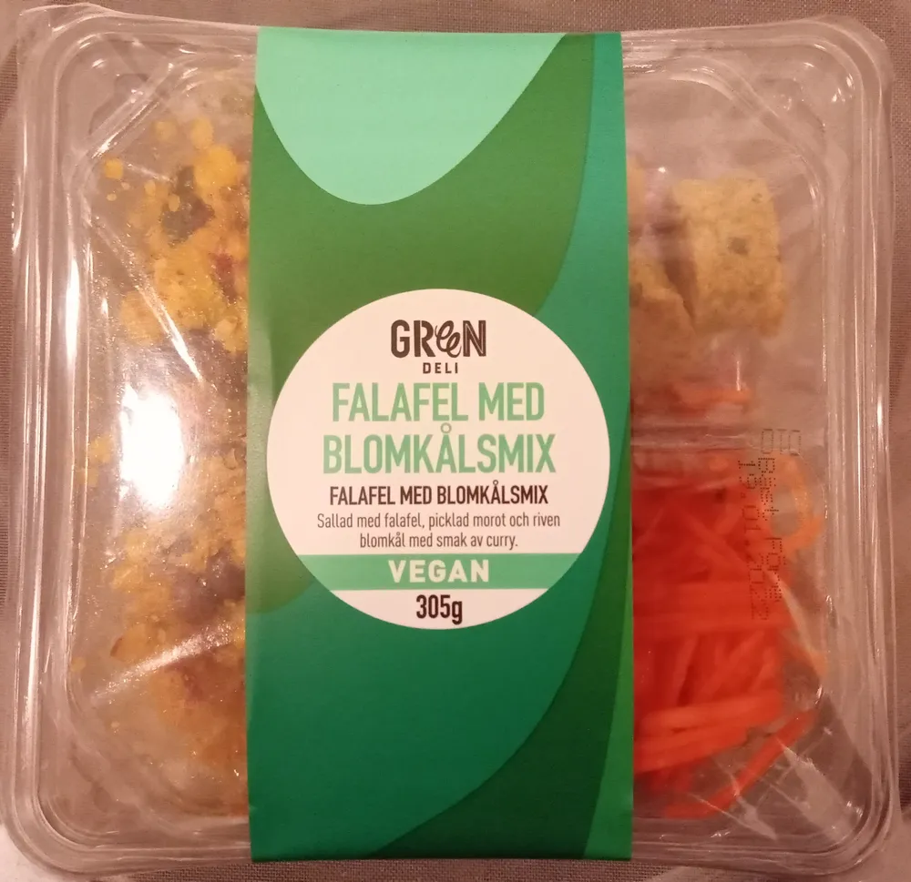 Greendeli Falafel med blomkålsmix