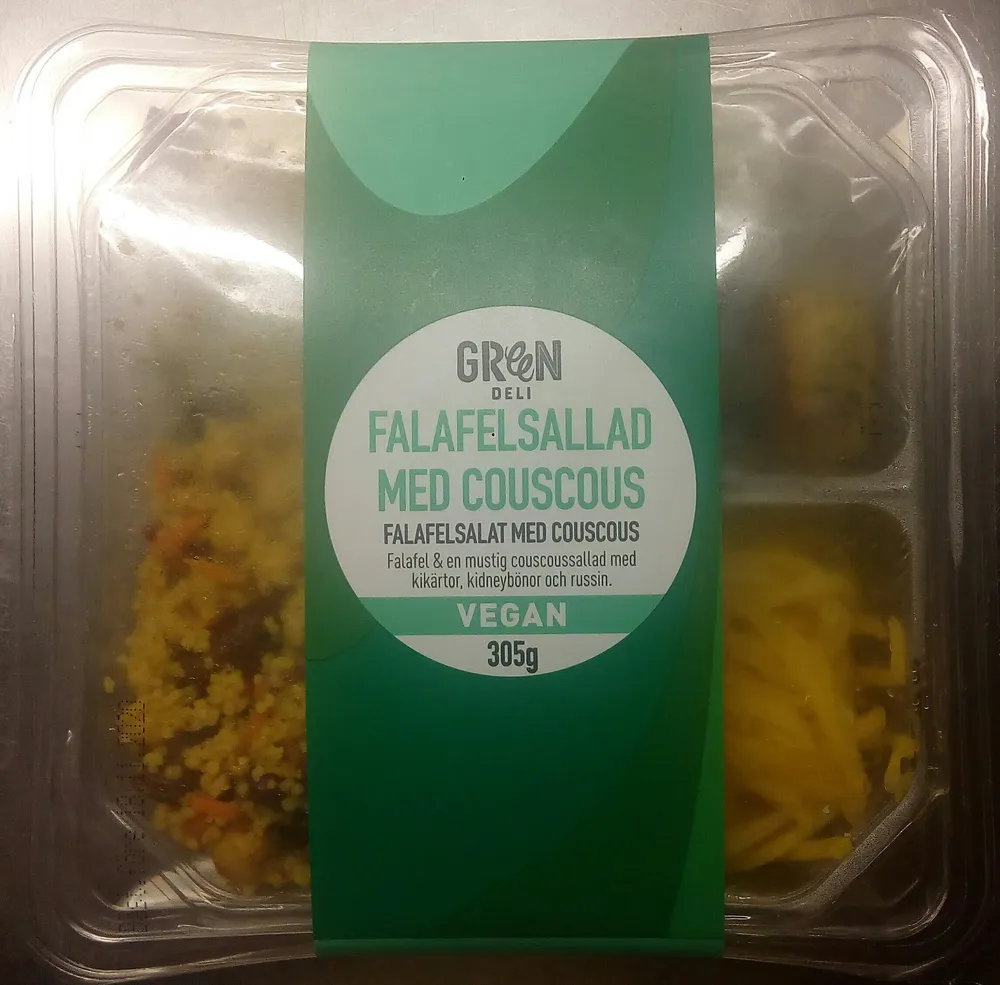 Greendeli Falafelsallad med couscous