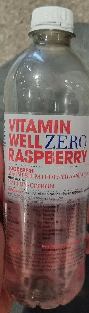Vitamin Well Zero, Raspberry