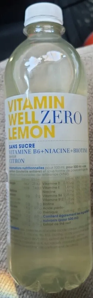 Vitamin Wellington zéro lemon