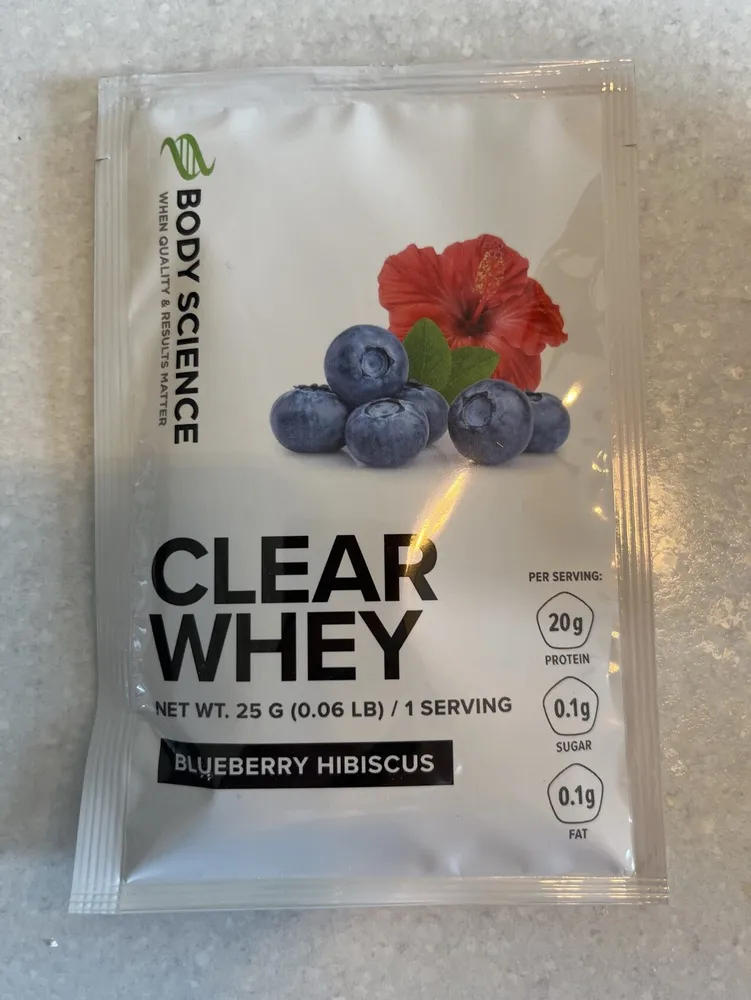 Clear Whey Blueberry Hibiscus