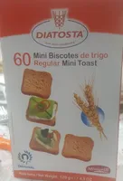 Mini biscote de trigo regular
