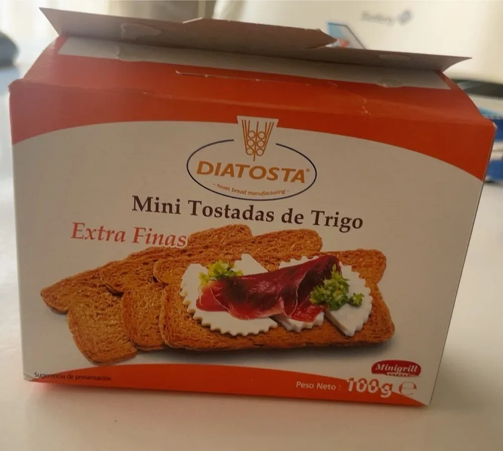 Mini tostas de trigo