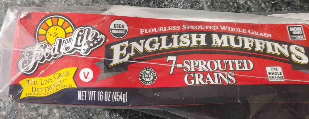 7 Sprouted Grain English Muffins