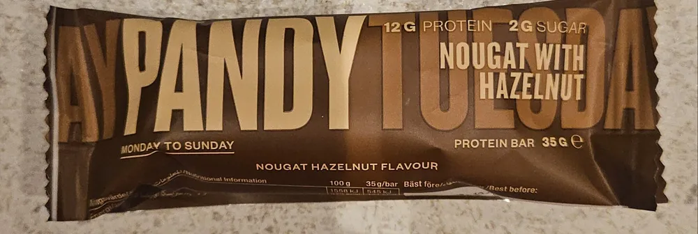 nougat with hazelnut