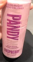 Raspberry bebida energetica vegana