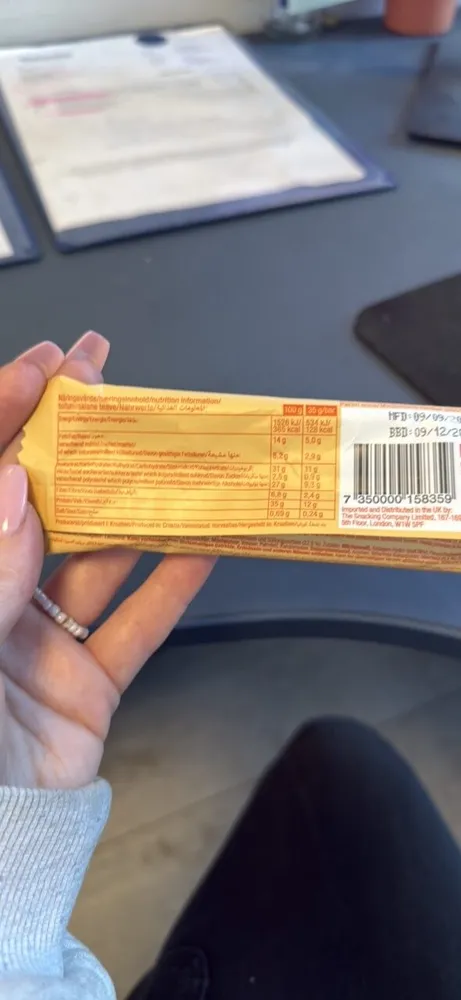 Protein Bar Caramel & Sea Salt