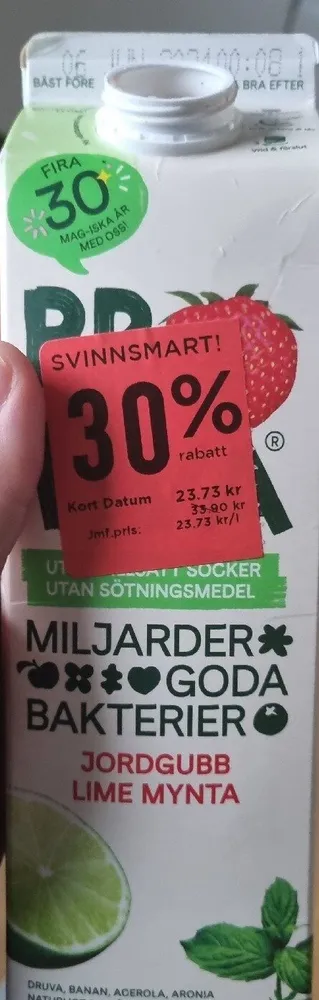 Jordgubb, Lime & Mynta