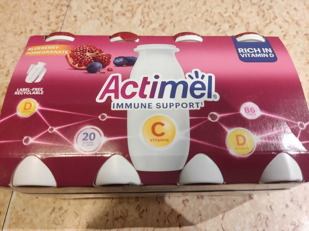 Actimel Blueberry Pomegranate Immune support