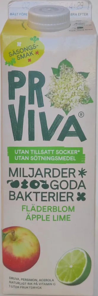 Fläderblom äpple lime