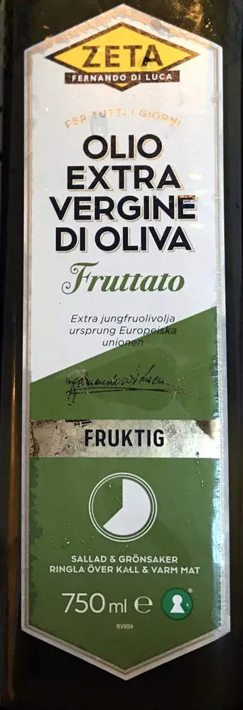 Olio Extra Vergine Di Oliva Fruttato