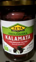 Ekologiska Kalamata urkärnade oliver