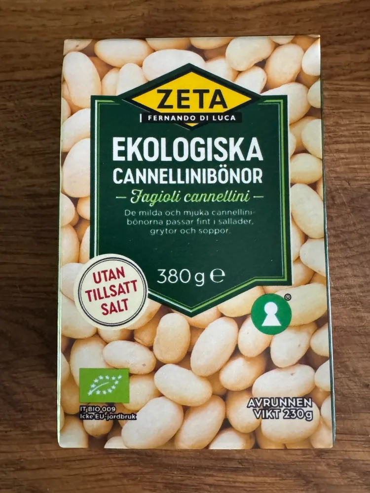 Ekologiska cannellinibönor