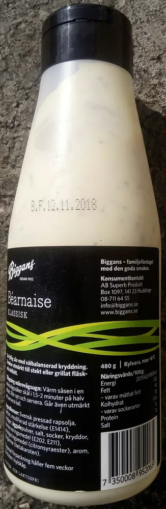 Biggans Béarnaise Klassisk