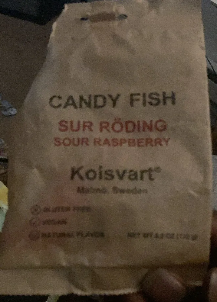 CANDY FISH SUR RÖDING SOUR RASPBERRY