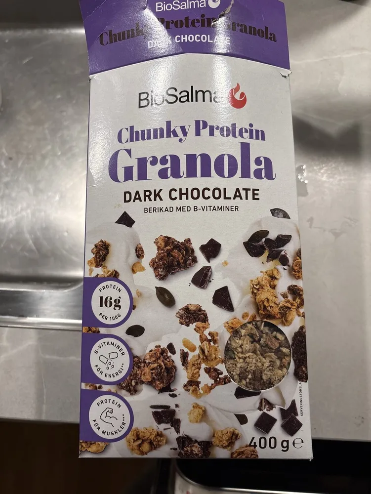 Chunky Protein Granola Dark chocolate