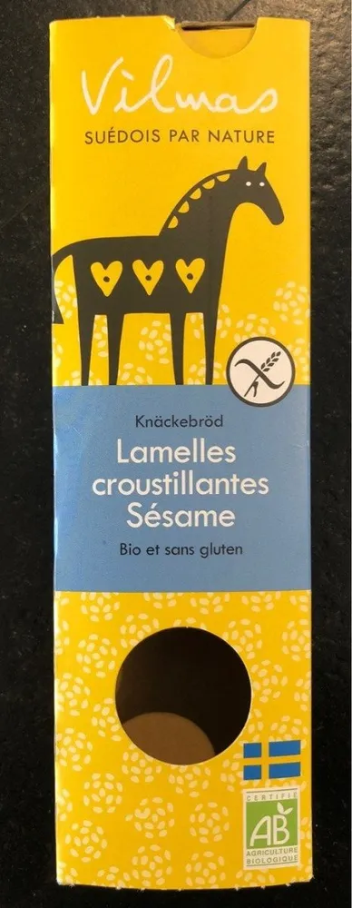 Lamelles croustillantes sésame