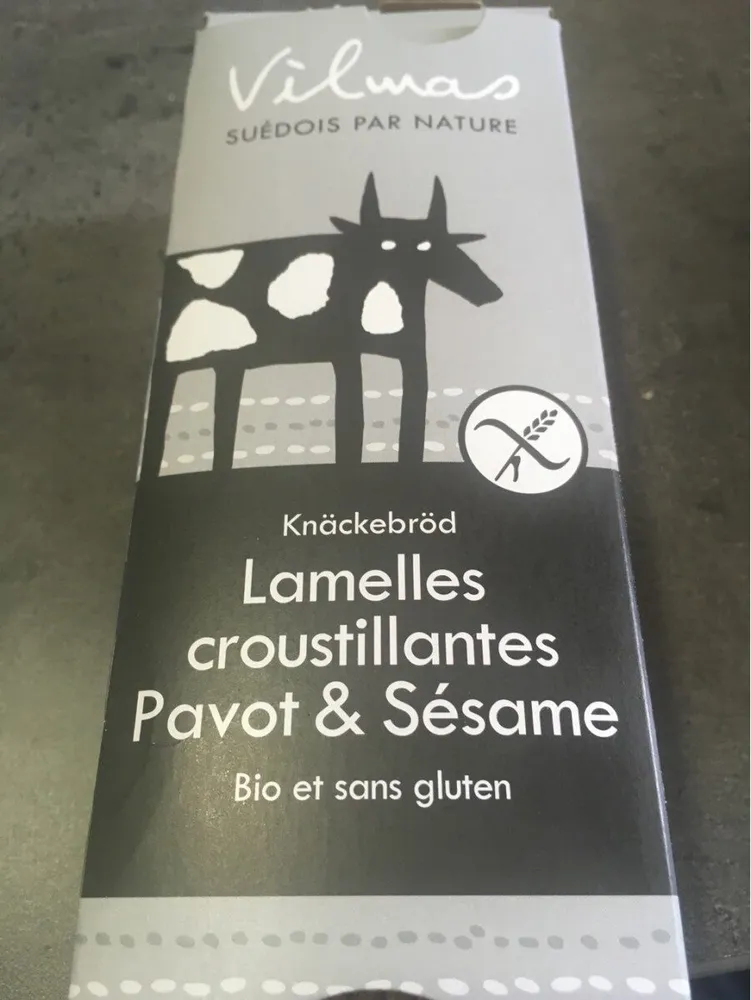 Lamelles croustillantes Pavot & sésame